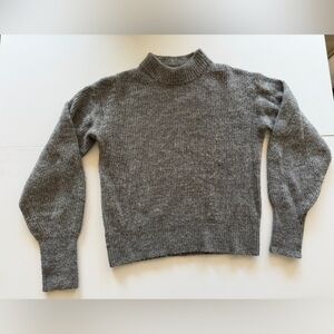 Quince Charcoal Turtleneck Sweater